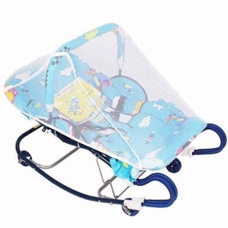 Nôi Nhún 5 Trong 1 Cho Bé Có Kèm Màn Che ( Họa Tiết Ngẫu Nhiên )