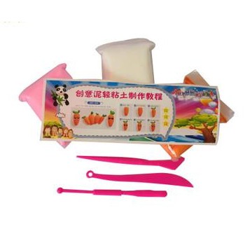 Đất sét vỉ 12 màu soft clay nguyên liệu slime handmade đất tạo hình kèm dụng cụ nặn