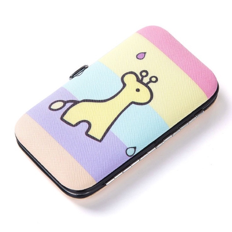 Xả Kho❤️Bộ 7 dụng cụ làm móng có hộp Cute Dũa bấm móng tay