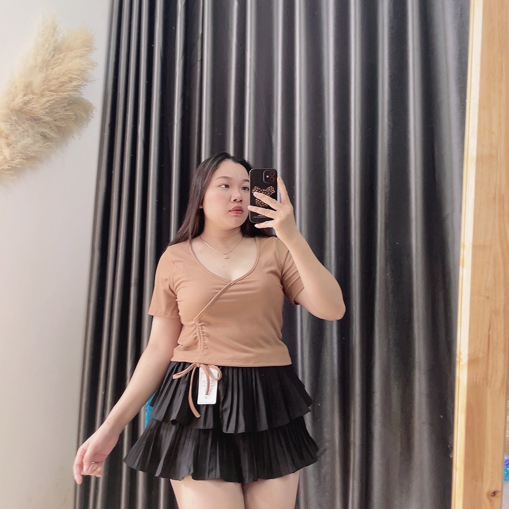 ÁO THUN GÂN TĂM BIGSIZE NỮ LÊN PHOM CỰC HACK DÁNG DỄ THƯƠNG MÃ G9