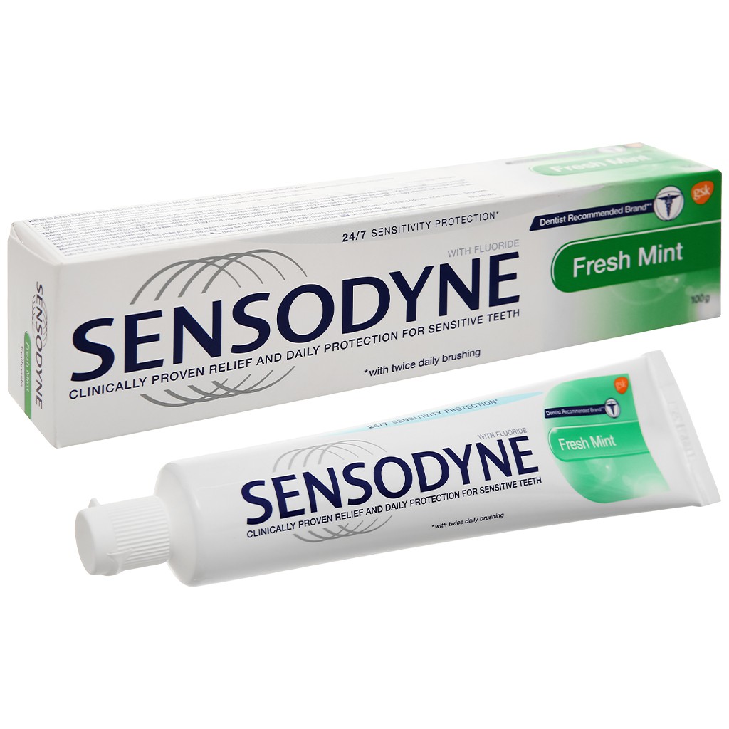 Kem đánh răng KĐR Sensodyne 100g Cool Gel/ Gentle Whitening/ Repair Protect/ Rapid Action/ Fresh Mint/ Multi Care