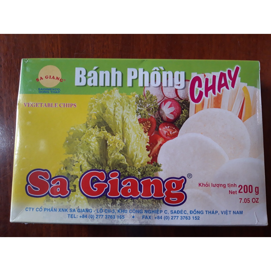 Bánh phồng chay Sa Giang 200g