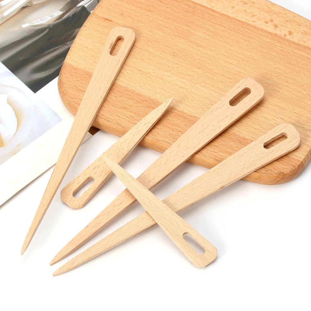 Xiantin Bộ 5 Kim Khâu Gỗ Hình Đôi Mắt To