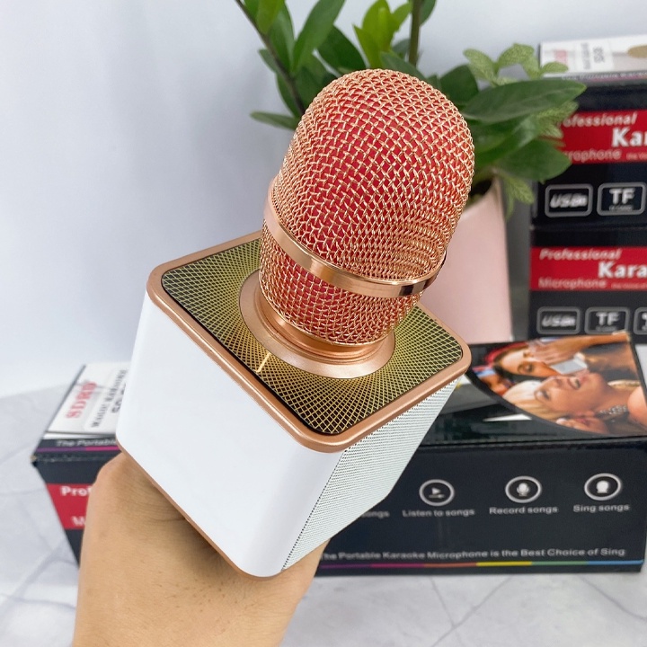 ⚡FREE SHIP⚡ Micro karaoke bluetooth YS 91 - micro không dây - siêu phẩm mic bluetooth karaoke hỗ trợ ghi âm - BH 6 tháng