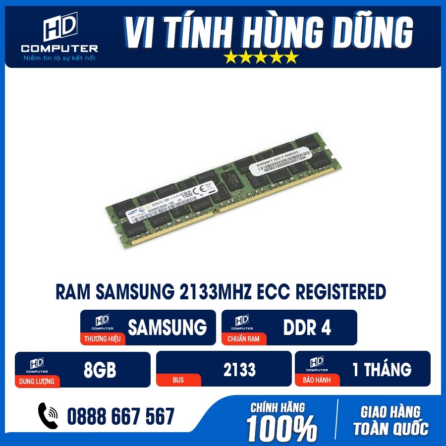 Ram Server DDR4 8GB 16GB ECC REG, chạy trên main X99 LGA2011 ,8g ,16g, 32g, 64g