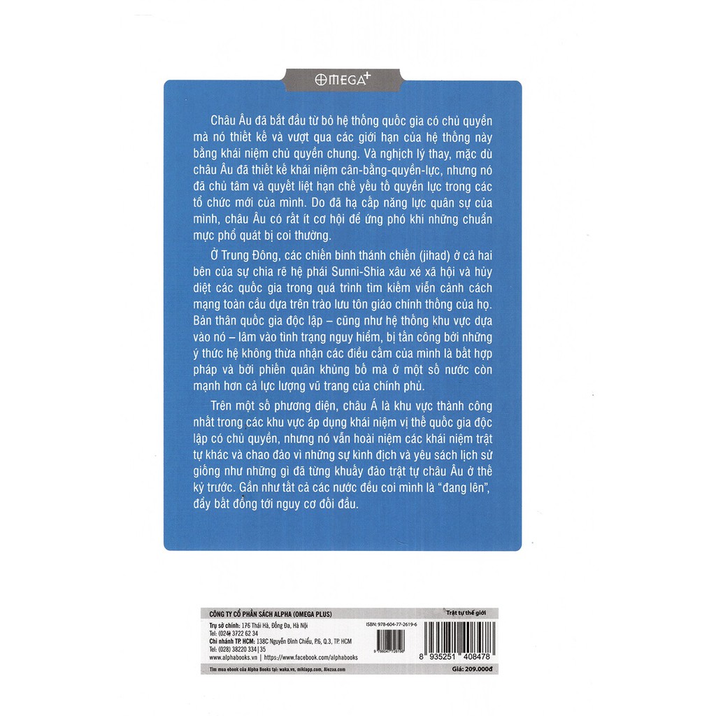 Sách - Trật tự thế giới | BigBuy360 - bigbuy360.vn