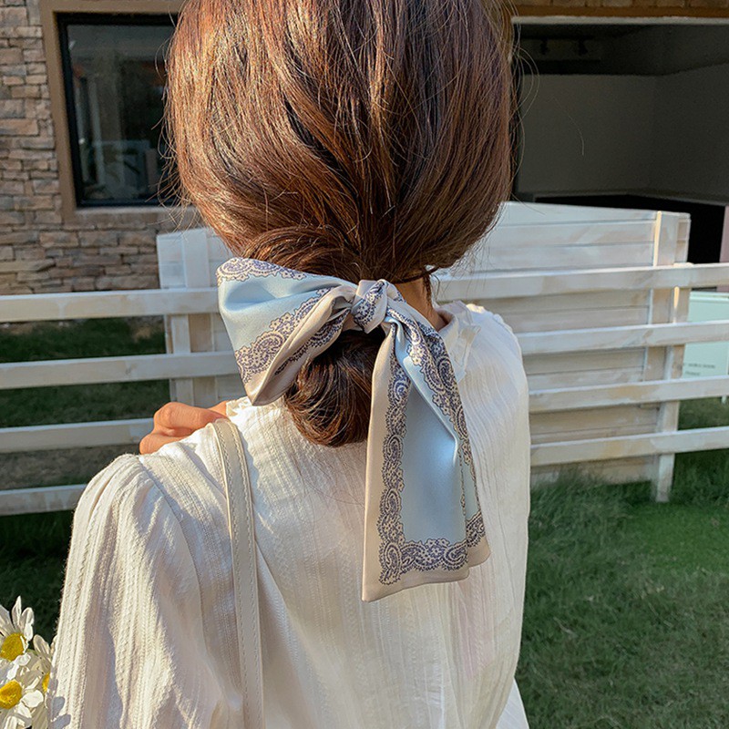 Dây Buộc Tóc Đính Nơ Thời Trang Nữ Tính