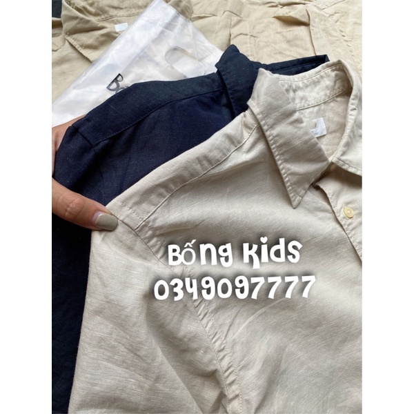 Áo Sơ Mi Nam Vải Đũi Uni