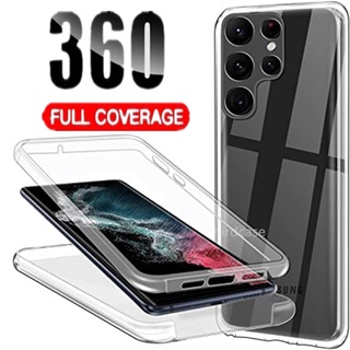 Ốp Điện Thoại Mềm Trong Suốt Chống Sốc Bảo Vệ 360 Độ Cho Samsung Galaxy S22 S21 Ultra Plus S22+ S21 FE 5G