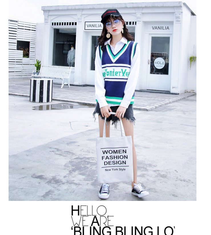 Áo ghi lê dệt kim phong cách sinh viên cho nữ | BigBuy360 - bigbuy360.vn