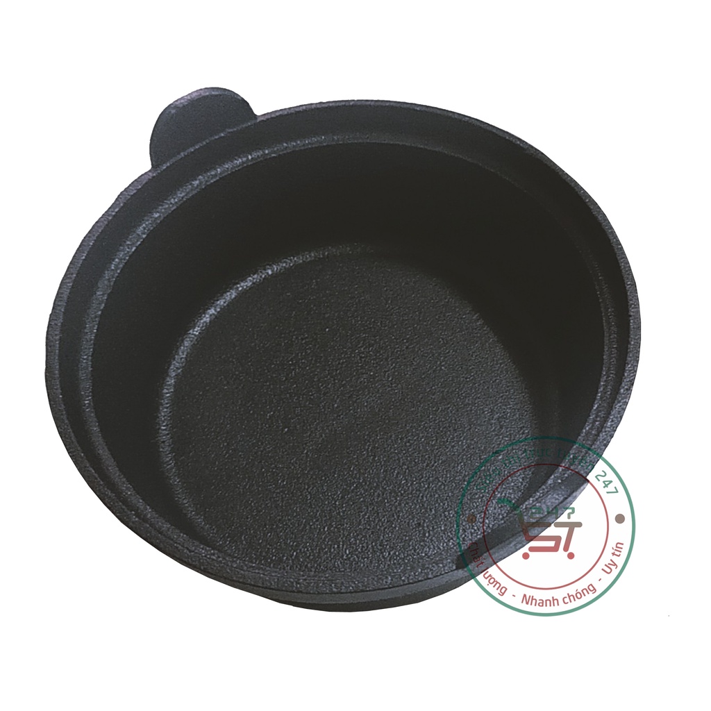 Nồi gang đúc chống dính bếp từ kho cá dùng cho bếp từ đường kính 17cm tiện dụng trong gia đình