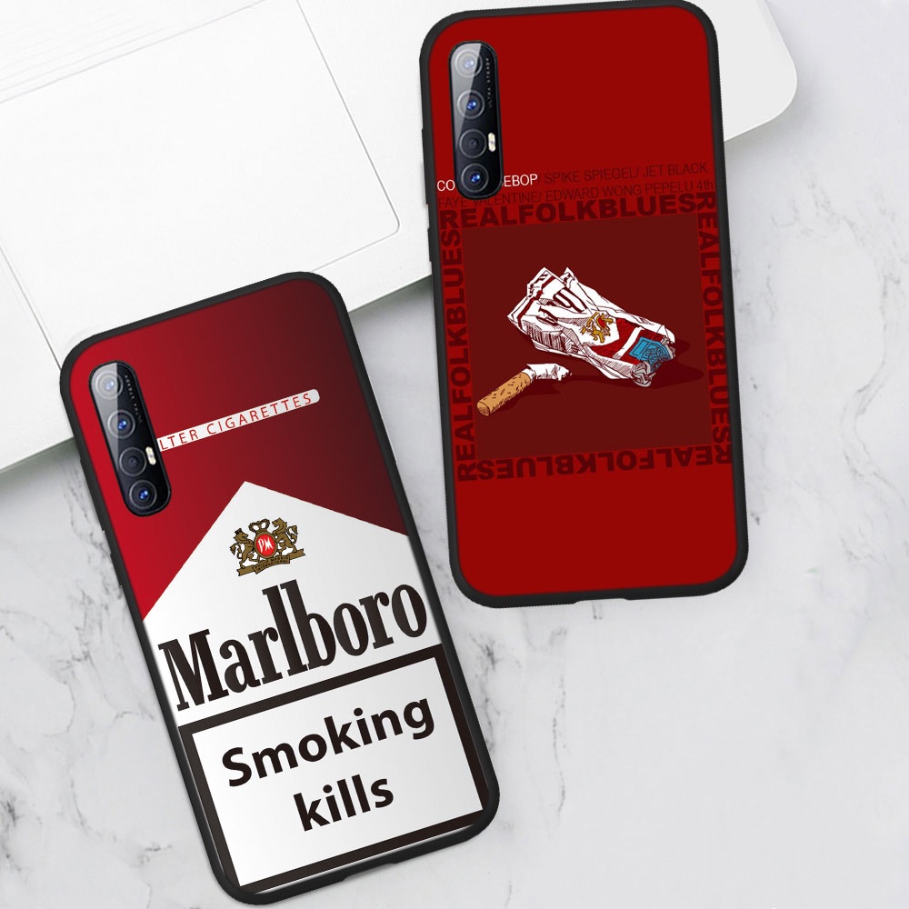 Ốp Điện Thoại Silicon Dẻo Họa Tiết Logo Marlboro Cho Realme Narzo 30a 20 X7 Pro V15 X3 Gt Neo 92lo