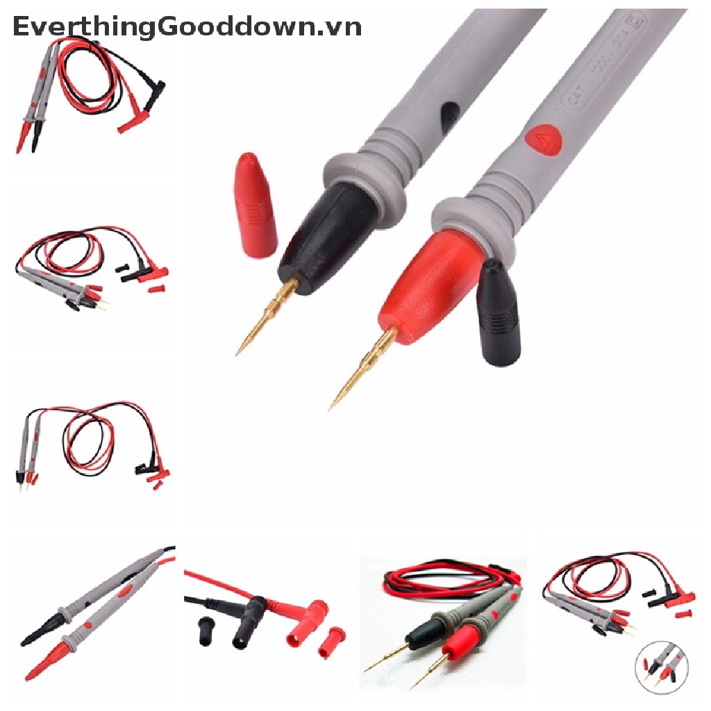 Everthingooddown 2 Bút Thử Điện Vạn Năng Kỹ Thuật Số Phổ Biến Với Dây Cáp