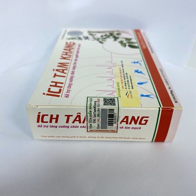 Ích Tâm Khang 180 Viên - Phòng Và Hỗ Trợ Bệnh Suy Tim - TẶNG KÈM 1 HỘP 30 VIÊN