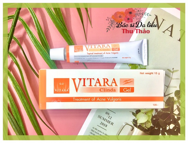 KEM CHẤM MỤN VIÊM VITARA CLINDA GEL 15g