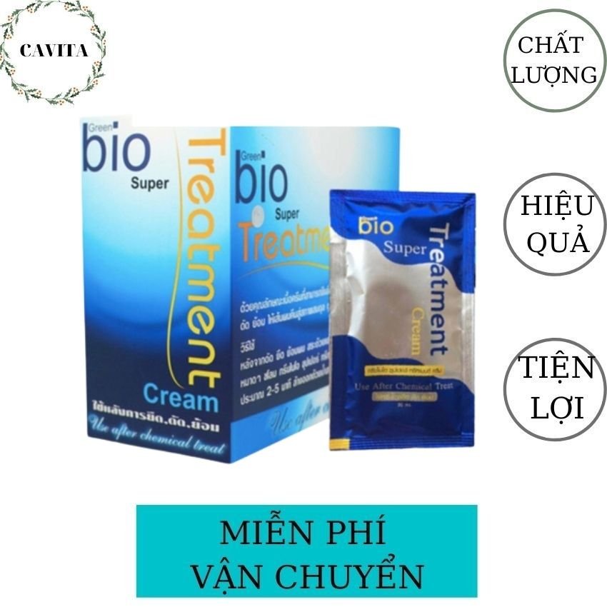 1 Gói Ủ Tóc Bio Treatment 30g Thái Lan giúp cải thiện mái tóc bồng bềnh, suôn mượt, cấp ẩm cho tóc