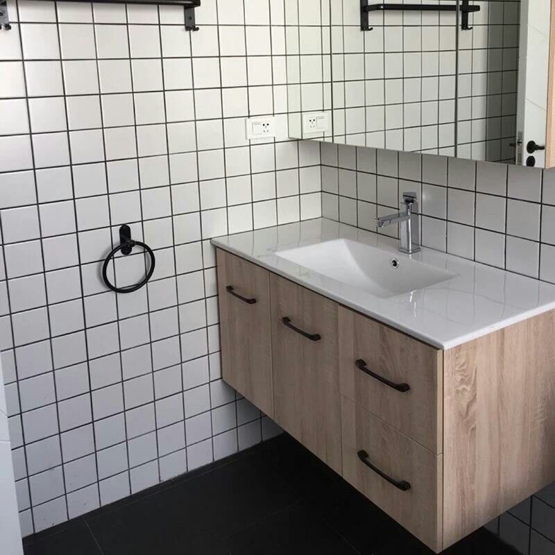 Giấy Dán Tường Dày Dặn Tự Dính Chống Thấm Nước/Dầu Mỡ Cho Nhà Bếp Nhà Tắm