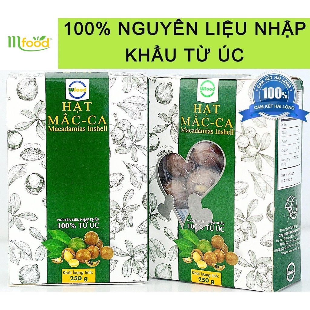 MACCA NHẬP KHẨU ÚC HỘP 250G