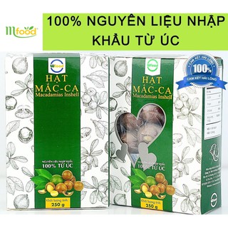 Macca Nứt Vỏ MFOOD Nhập Khẩu Úc - Hộp 250G Kèm Đồ Khui