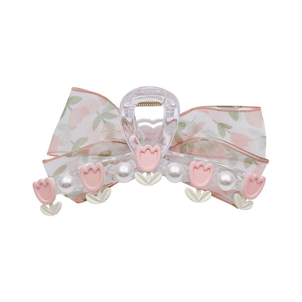 Kẹp Tóc Hình Hoa Tulip / Cá Mập / Cá Mập Kiểu Pháp Ngọt Ngào Sáng Tạo Cho Nữ