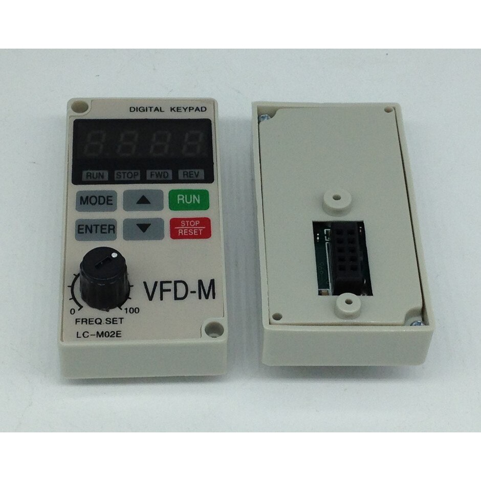 Màn hình biến tần Delta VFD-M BOP Mặt hiển thị LC - M02E KPE - LE02, Cáp nối dài màn hình biến tần Delta