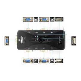 Box Chuyển 4 Cpu Ra 1 Vga Unitek (U8710)