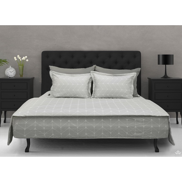 Bộ ga gối Sông Hồng Basic cotton BC21034