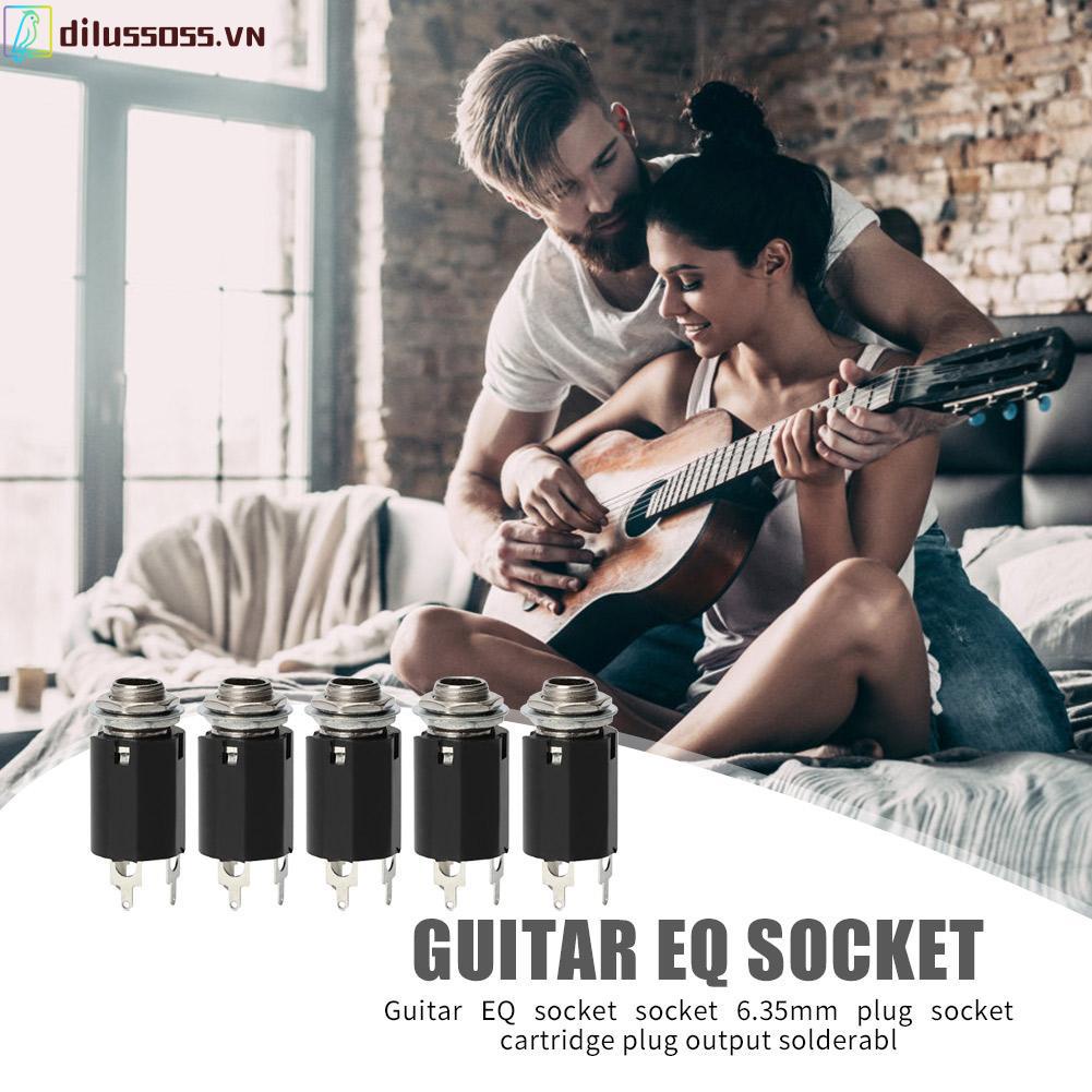 Set 5 ổ cắm EQ 6.35mm cho đàn guitar điện