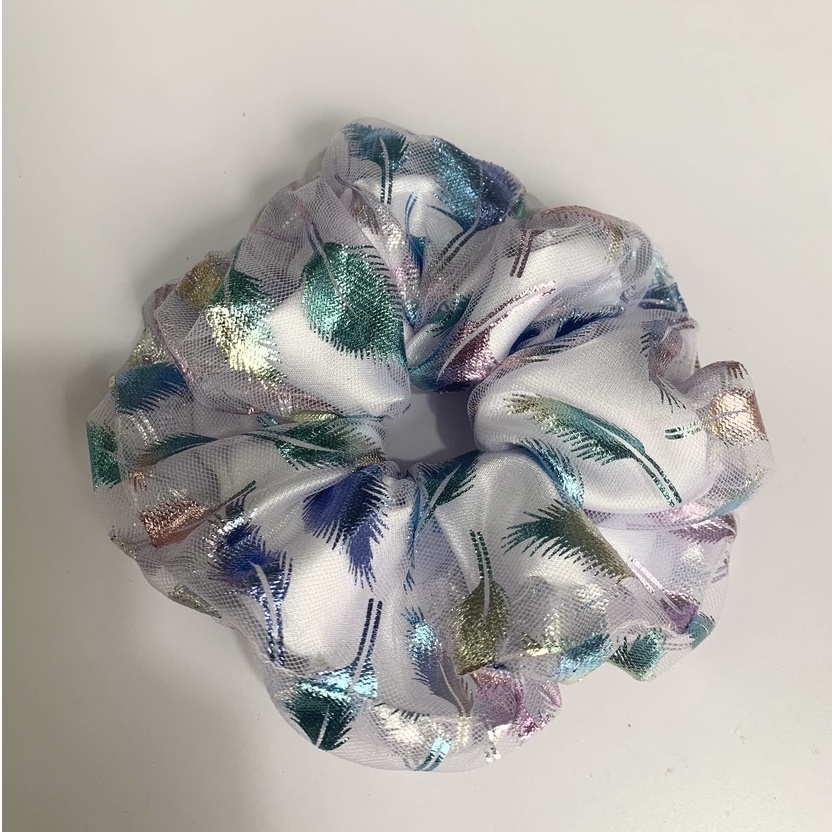 Dây buộc tóc 2 lớp scrunchies dễ thương giá rẻ