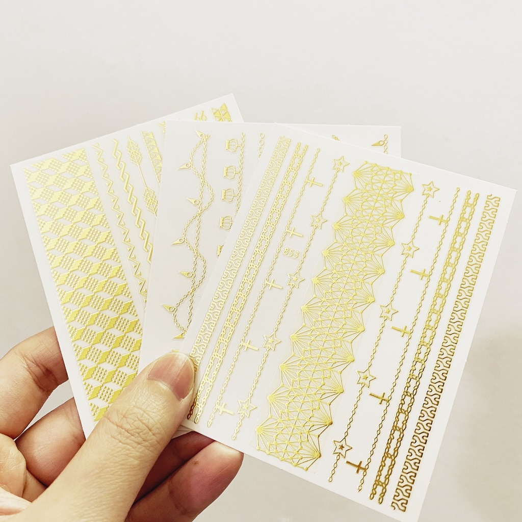 Tranh dán sticker UV nổi trang trí top loader, sổ, bullet journal