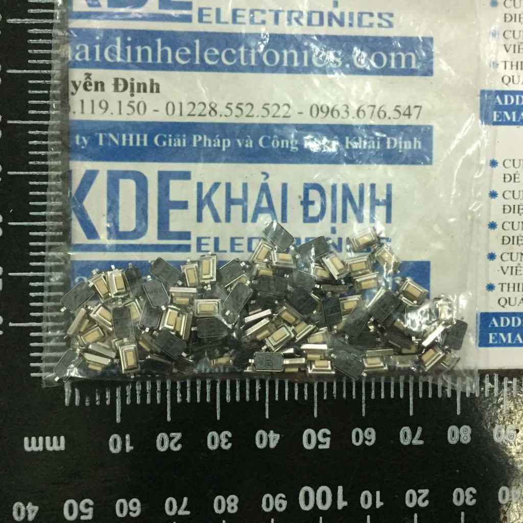 20 cái nút reset dán hinh chữ nhật 3*6*2.5mm siêu bền kde3269