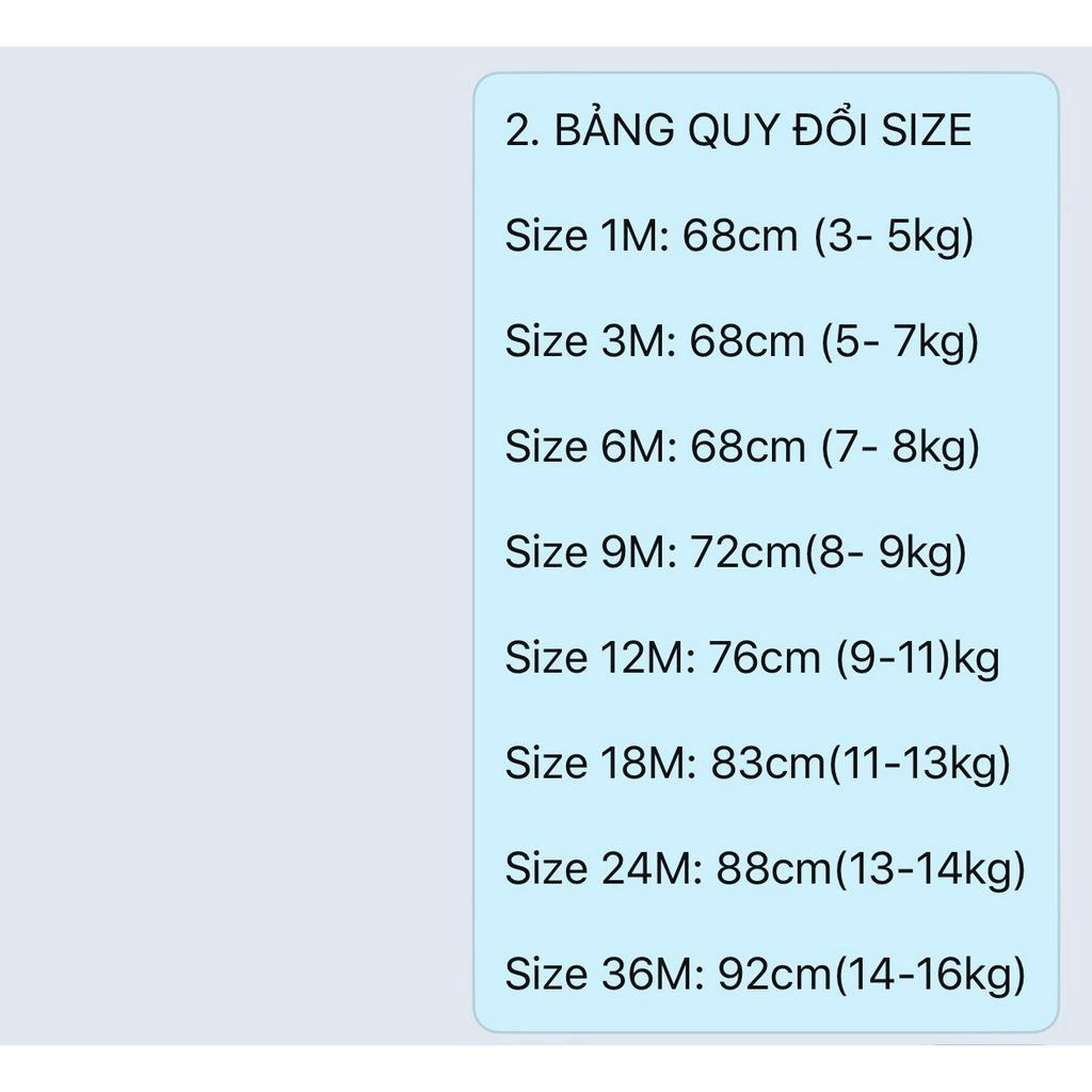 Bộ quần áo dài tay vải sợi tre Bambola cho bé trai, bé gái 1-3y
