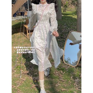 [ Sẵn ] VÁY HOA NHÍ VINTAGE ULLZANG HÀN QUỐC XINH- ĐẦM CÔNG CHÚA DÀI XẺ TÀ SEXY MÙA HÈ DỰ TIỆC PROM CHỤP KỈ YẾU