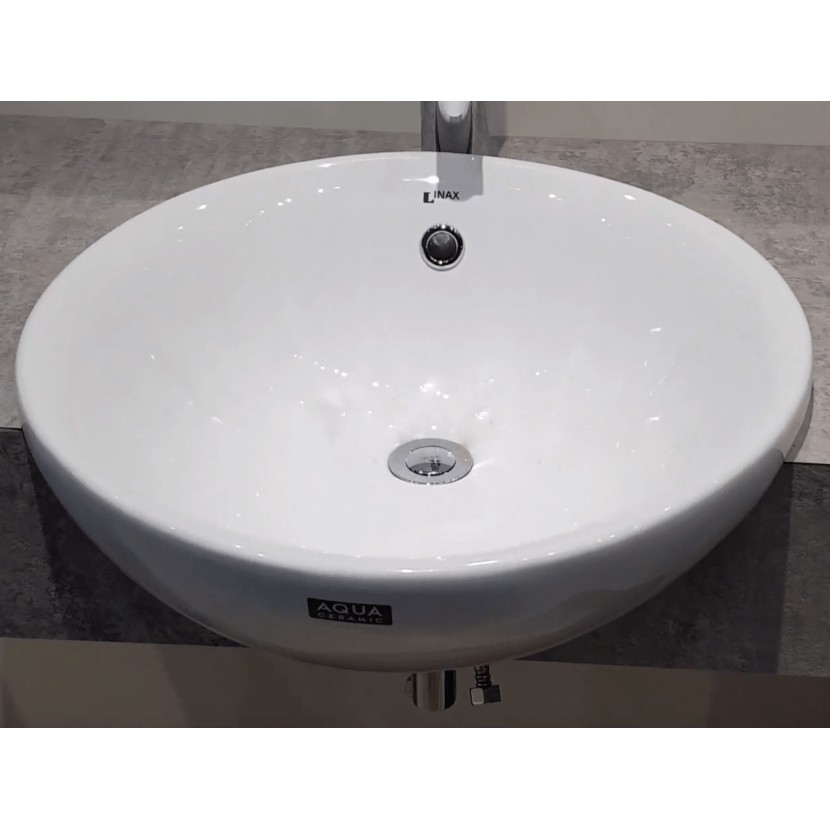 Chậu đặt bàn Lavabo INAX L333V/AL333V (chậu bán âm) Cao Cấp Chính Hãng