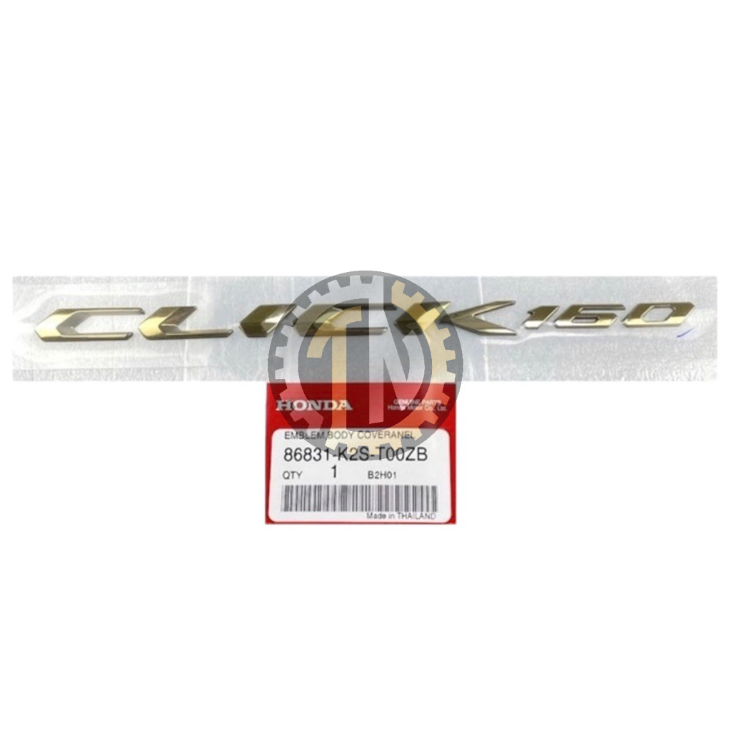 Tem chữ nổi CLICK 160 chính hãng Honda - 1 CHỮ