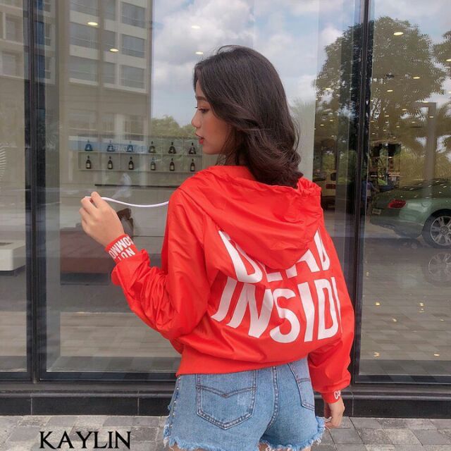 [Giá siêu rẻ] Áo khoác dù tay dơi DEAD INSIDE cá tính | BigBuy360 - bigbuy360.vn