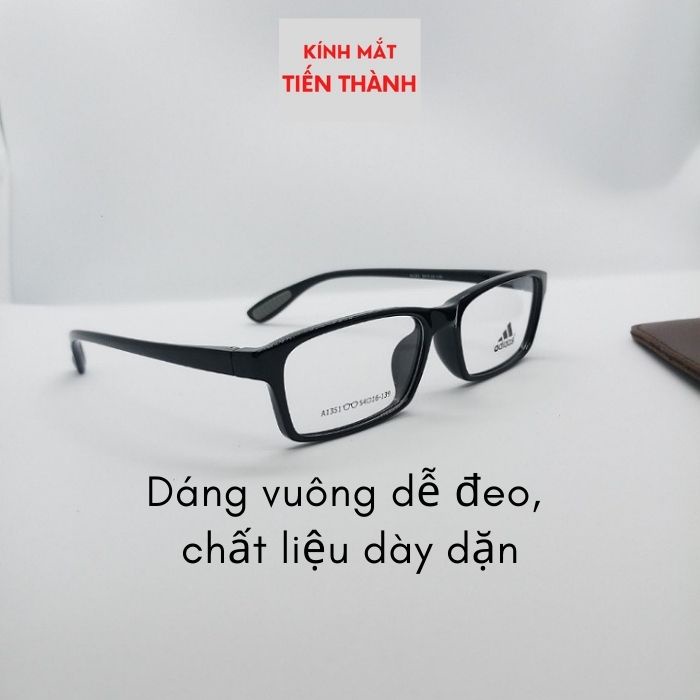 Gọng Nhựa Dẻo Dáng Vuông Nhỏ A1351 Hạn Chế Độ Dày Mắt Kính Chất Bền Đẹp (Nhận cắt Kính Theo Đơn) - Kính Mắt Tiến Thành