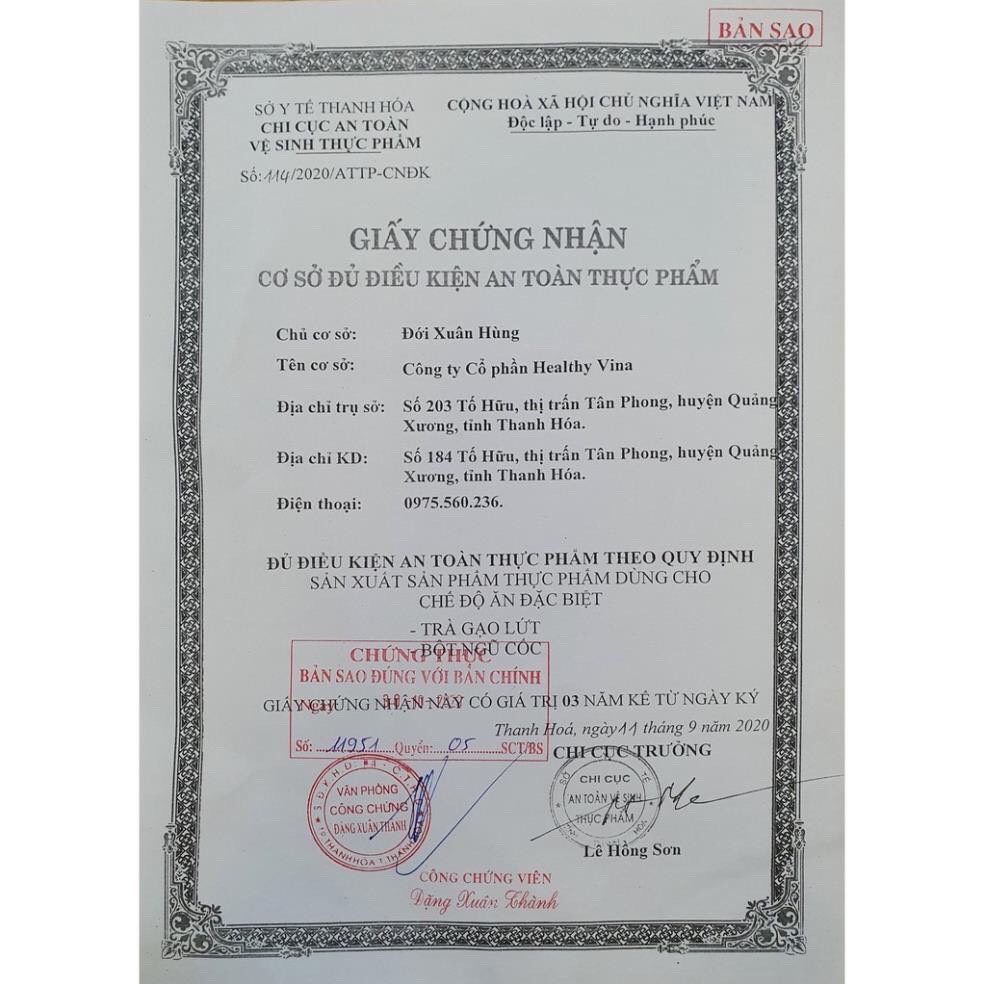 Trà Gạo Lứt Hạt Chia Hera tặng quà hấp dẫn, giúp lợi sữa, giữ dáng sau sinh và thanh lọc cơ thể