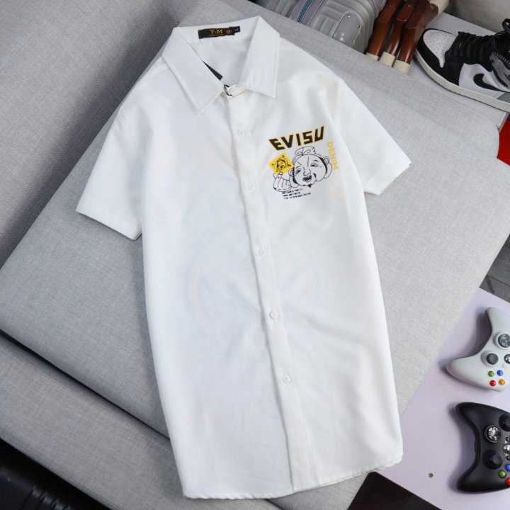Áo Sơ Mi nam Họa Tiêt  UVISUKR Phong Cách Thời Trang Đỉnh Cao Cá Tính tnm66 KME STORE