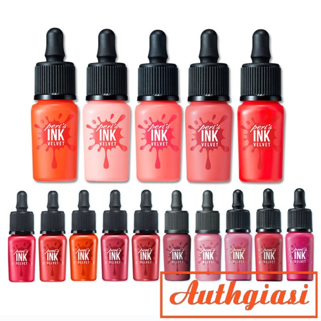 Son kem Ink Velvet 01-23 siêu mịn lì lâu trôi mẫu cũ và mẫu mới 2019