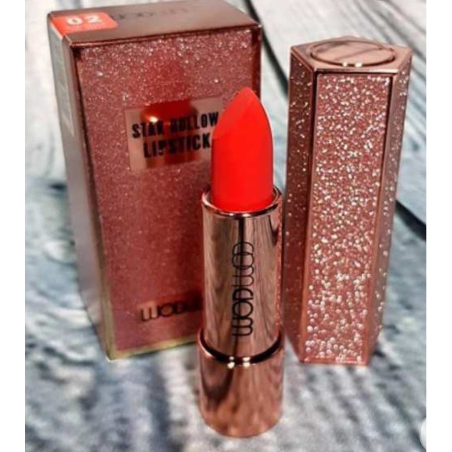 Son thỏi WodWod Star Hollow Lipstick vỏ nhũ ánh kim siêu sang