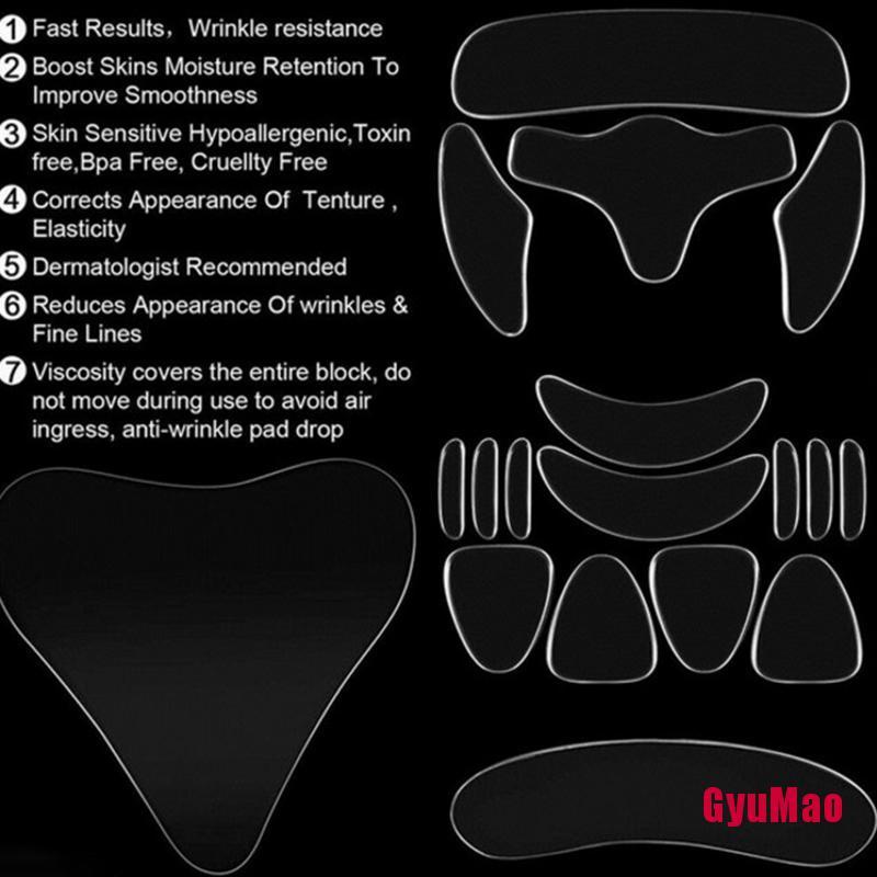 Bộ 18 Miếng Dán Silicone Làm Mờ Nếp Nhăn Có Thể Tái Sử Dụng