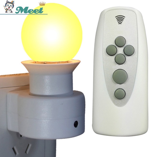 Chuôi Bóng Đèn Thông Minh E27 220V Kèm Điều Khiển Từ Xa Tiện Dụng