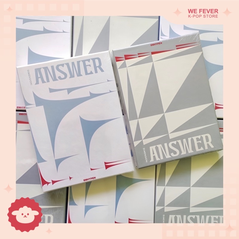 Bộ đồ chơi thẻ bài bo góc DIMENSION: ANSWER | ENHYPEN | Hàng chính hãng [Yet hoặc No]