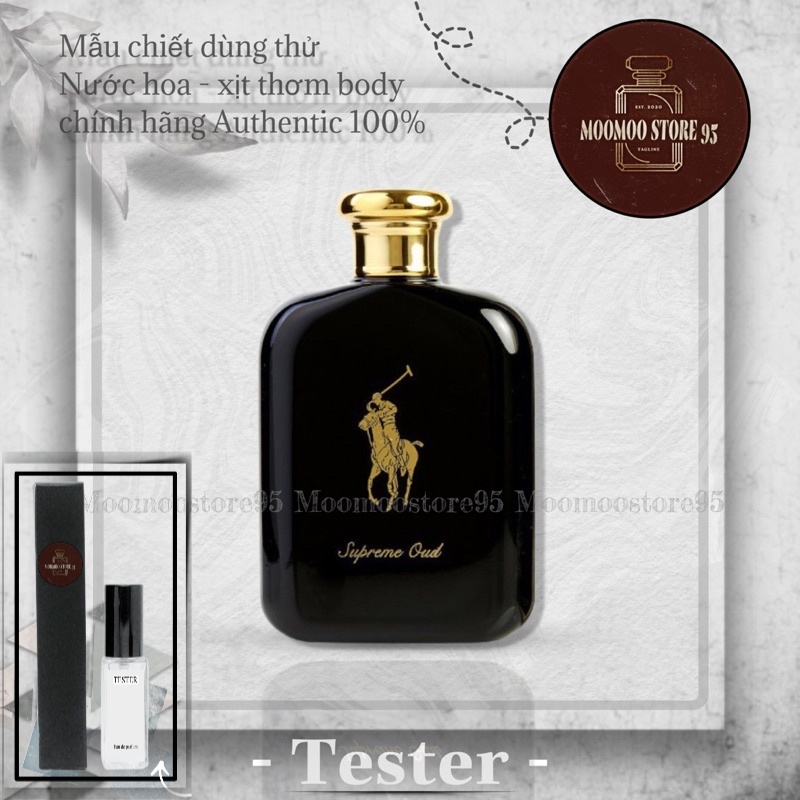 -𝐌𝐨𝐨𝐌𝐨𝐨- Nước Hoa Nam Polo Supreme OUD Test 10ml/20ml Spray / Chuẩn authentic
