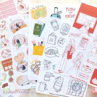 Bullet Journal Sticker: Combo sticker “Cozy 1”