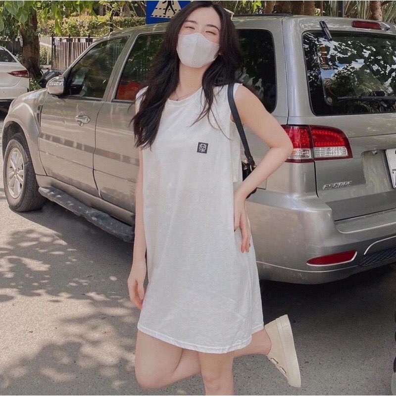 Váy tanktop logo có sẵn quây không lộ (Ảnh thật) | BigBuy360 - bigbuy360.vn