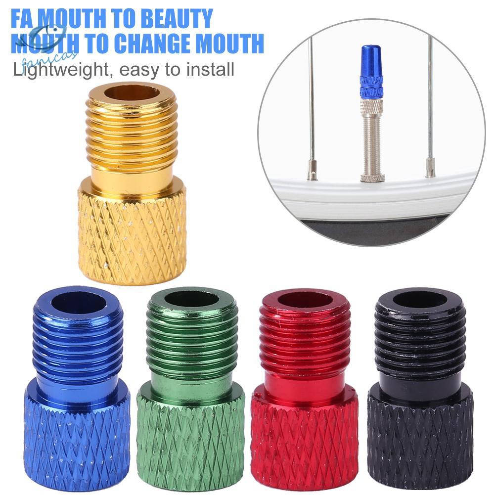 Đầu chuyển đổi van bánh xe đạp leo núi bằng hợp kim nhôm tiện dụng