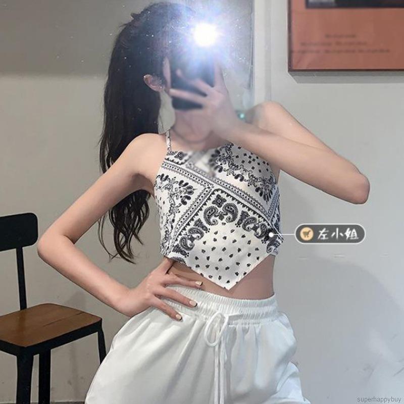 Áo Lửng Hai Dây Gợi Cảm Cho Nữ | BigBuy360 - bigbuy360.vn