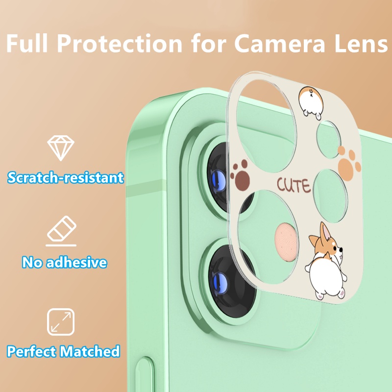 Dllencase Kính Cường Lực 9H Bảo Vệ Camera Chống Trầy Xước A308 Cho For iPhone 13 Pro Max 13 Pro 13 12 Pro Max 12 Pro Max 12 Pro Max